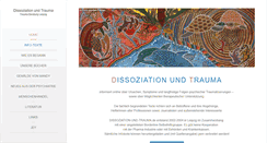 Desktop Screenshot of dissoziation-und-trauma.de