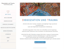 Tablet Screenshot of dissoziation-und-trauma.de